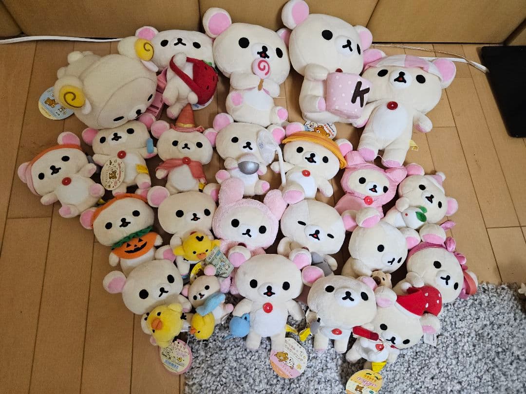 リラックマ ぬいぐるみセット⑤ボールチェーン