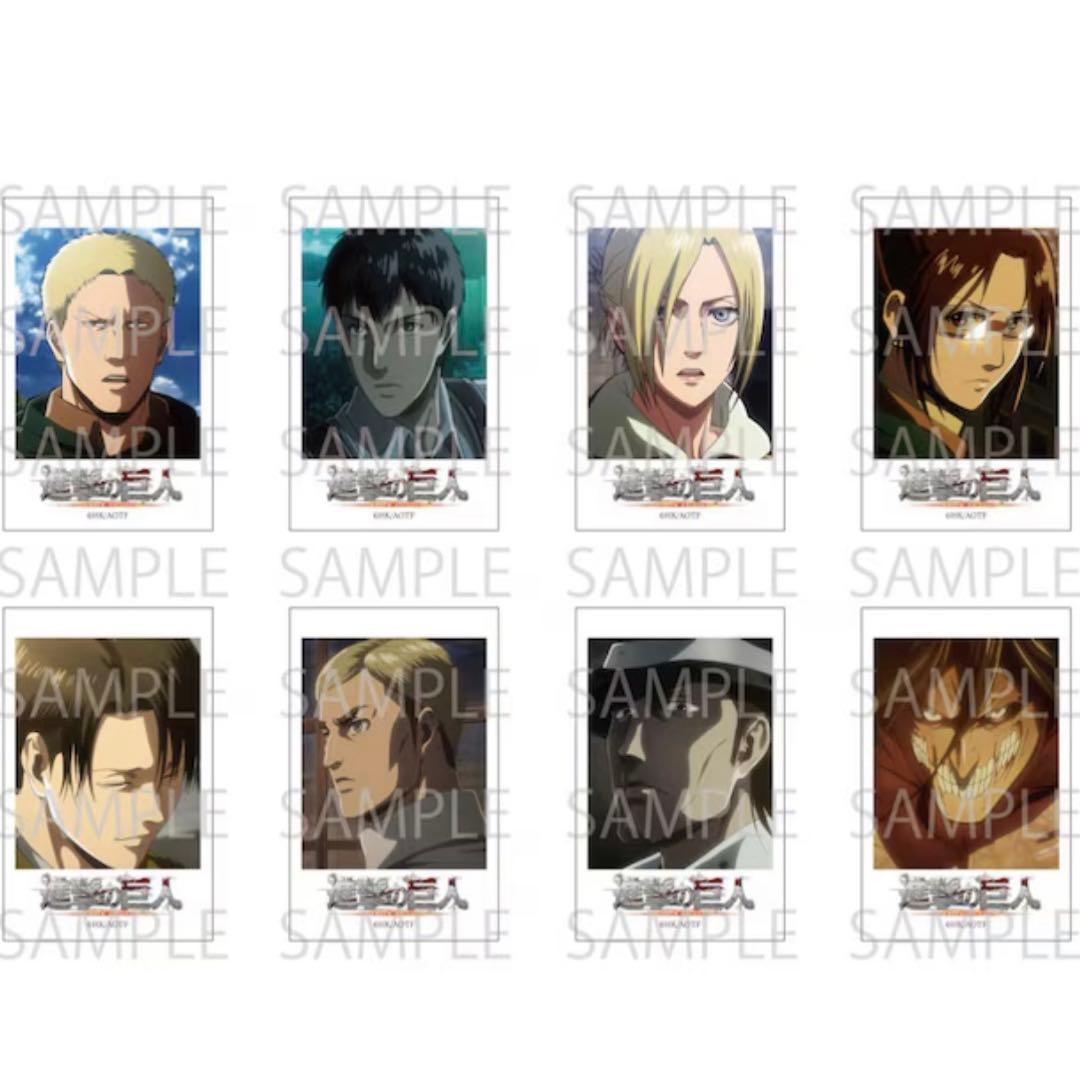 進撃の巨人 トレーディングチェキ風カード vol.3 B 未開封BOX 4BOX