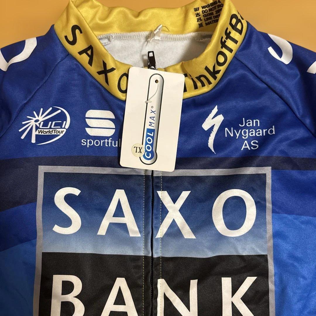 SAXO BANK Tinkoff Bank サイクルジャージ長袖