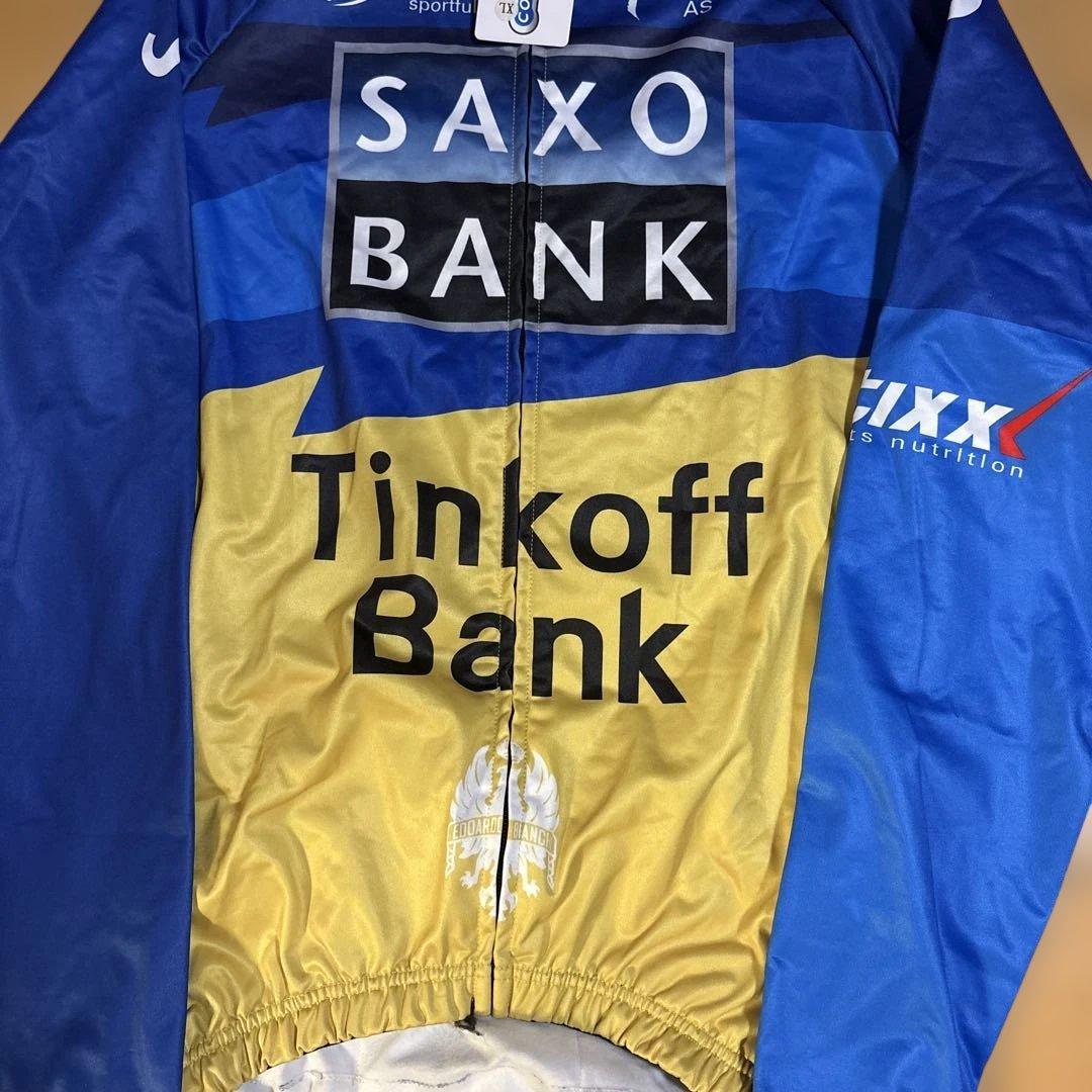 SAXO BANK Tinkoff Bank サイクルジャージ長袖