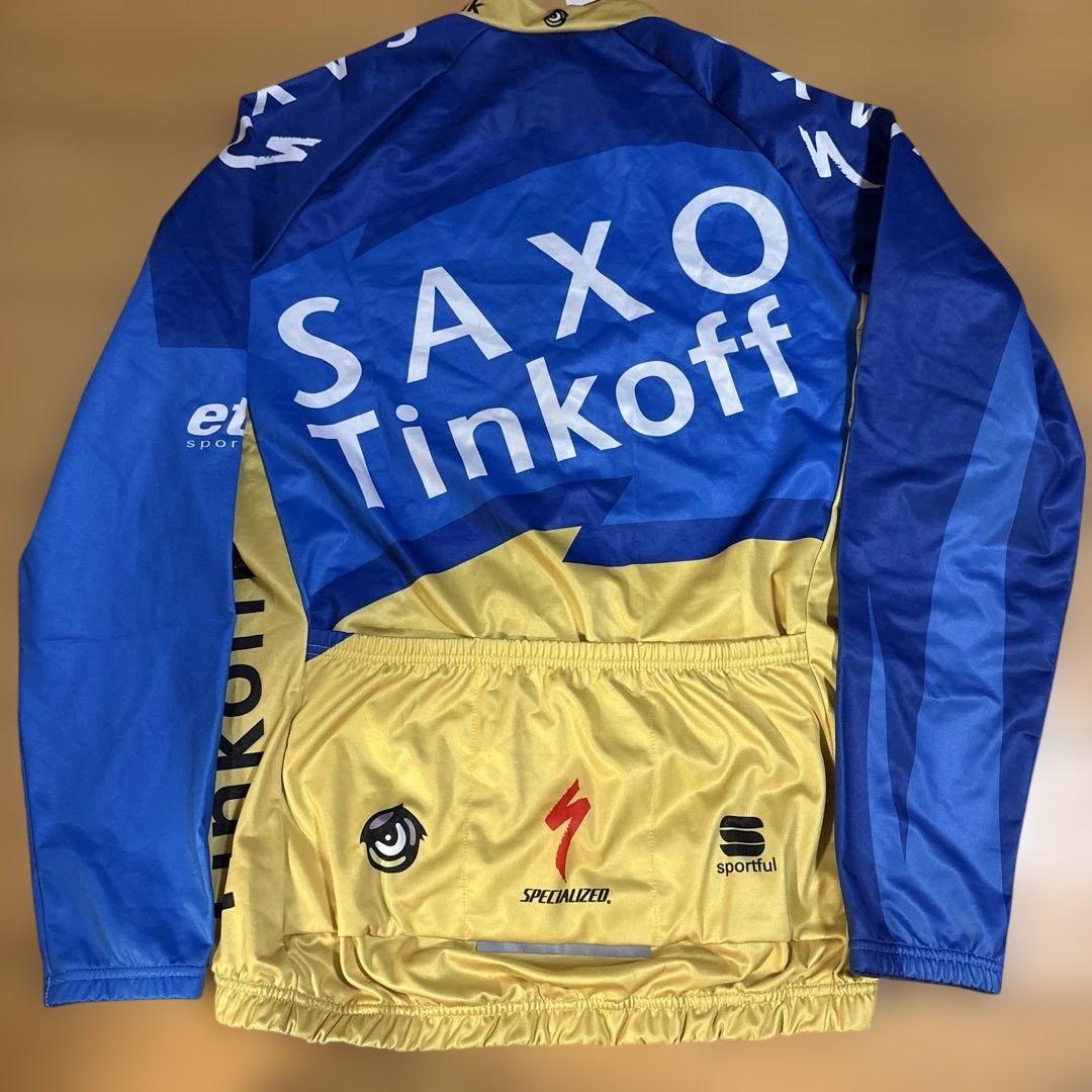SAXO BANK Tinkoff Bank サイクルジャージ長袖