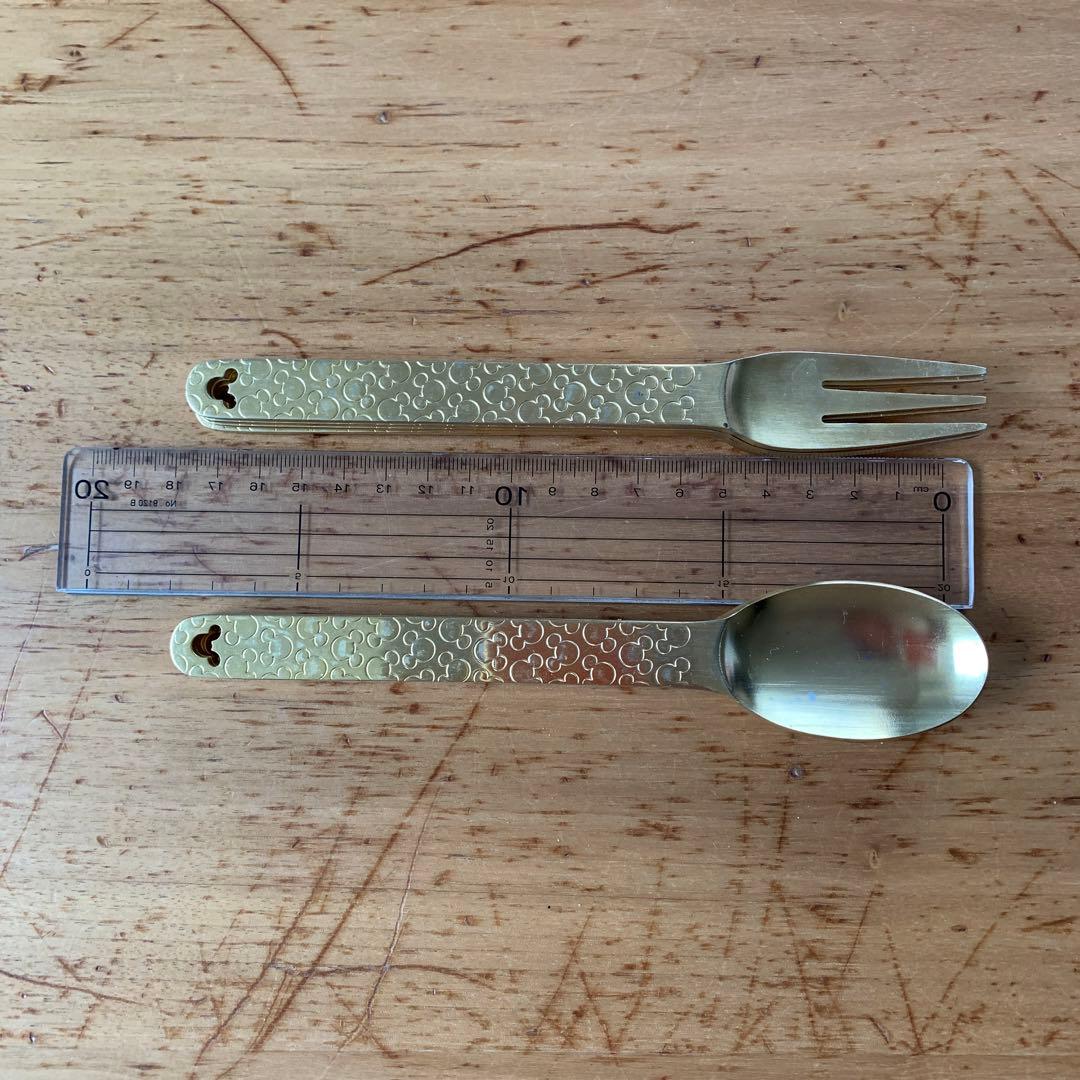 ミッキー柄　金♡のスプーン♡フォーク未使用品　ディズニー×Francfranc