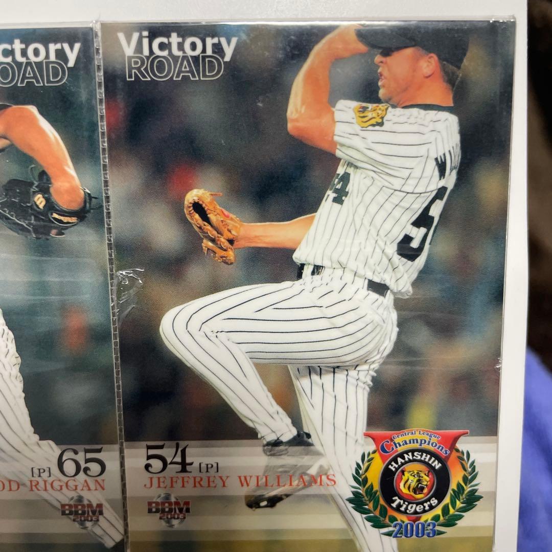 阪神タイガース 2003年優勝記念カード　2000年プロ野球チップスケース付き
