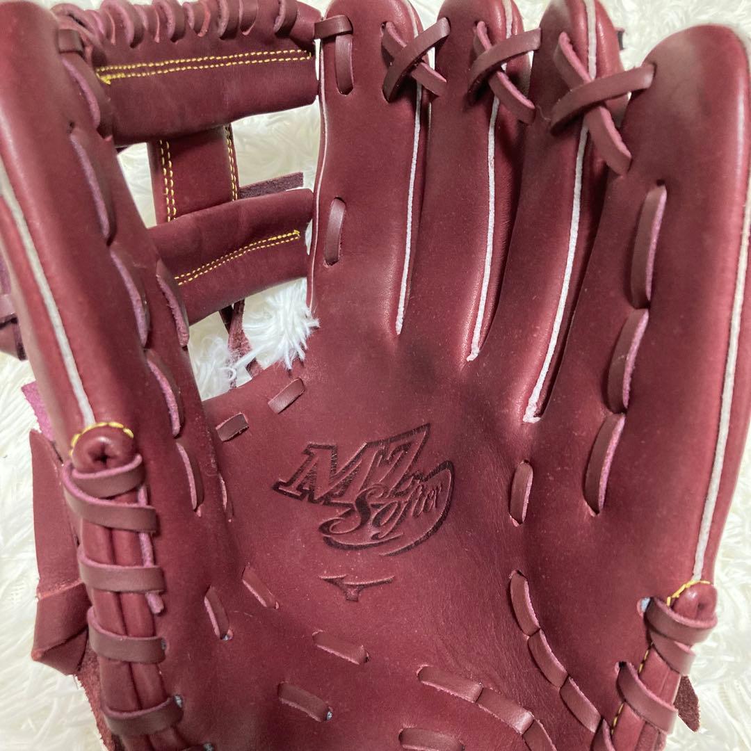 美品Mizuno MZsofter 軟式用　内野手向け