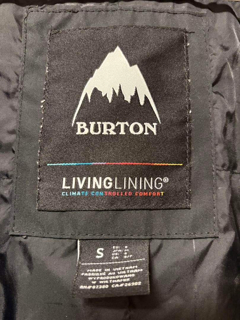 最終値下げ！Burton スノーボードジャケット ブラック S ダンモア