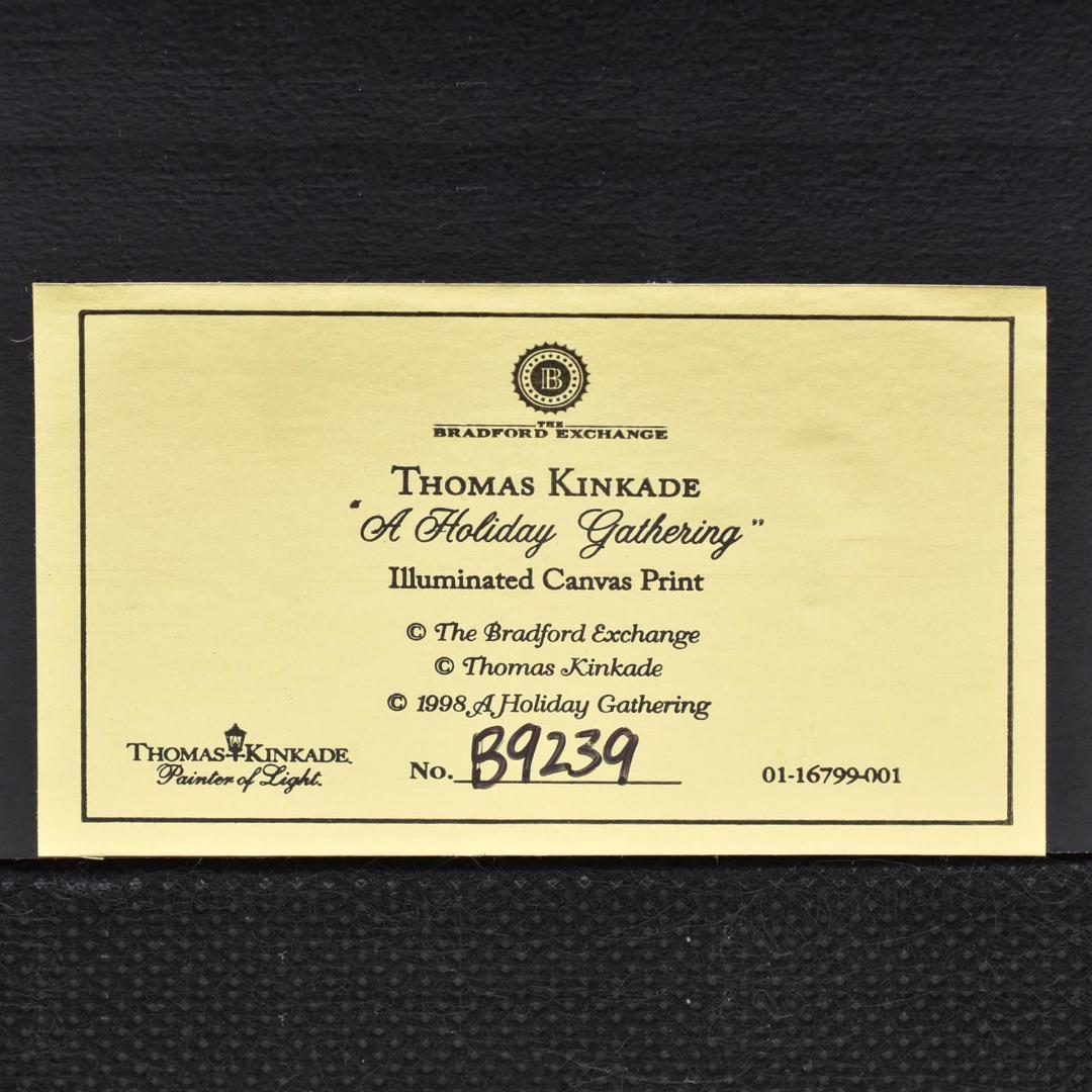 トーマスキンケード A Holiday Gathering ライトアップ 絵画