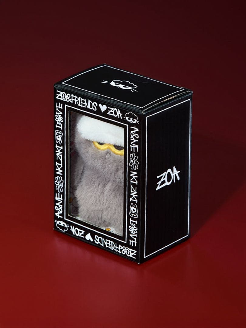 ★ ZOA FRIENDS ぬいぐるみキーリング 2個セット ポップアップ 新品