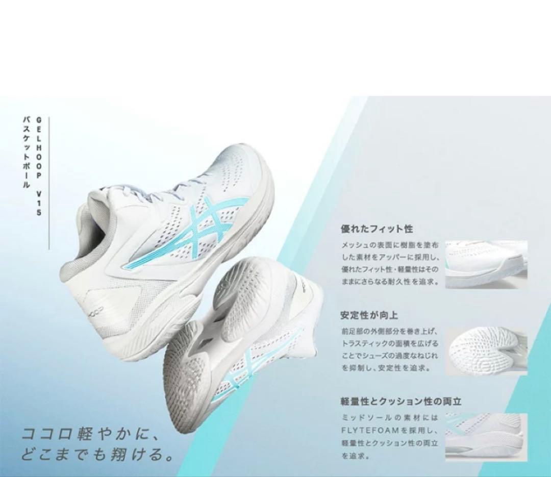 ASICS GELHOOP V15 バスケットボールシューズ