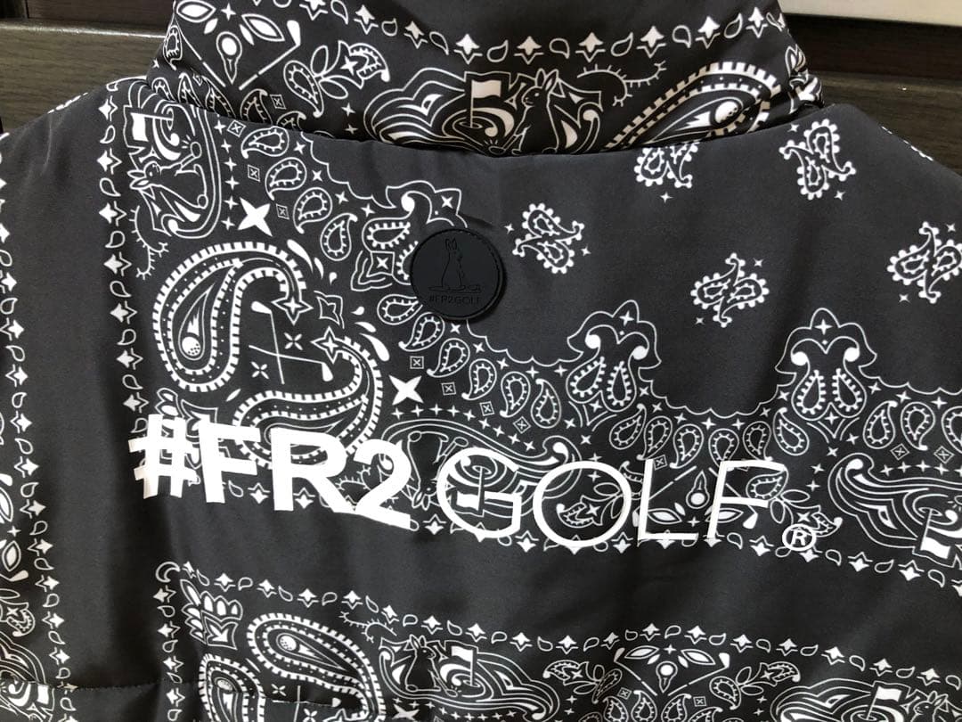 FR2 GOLF ペイズリー柄　中綿ベスト 新品 XL 試着のみ　bristol