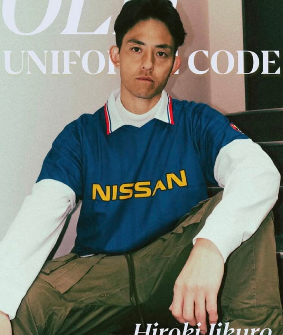 日産　ユニフォーム　マリノス　練習着　Lサイズ