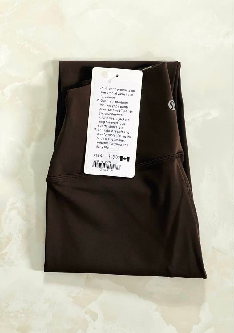 新品　lululemon Align25 レギンス ヴラウン S(４)