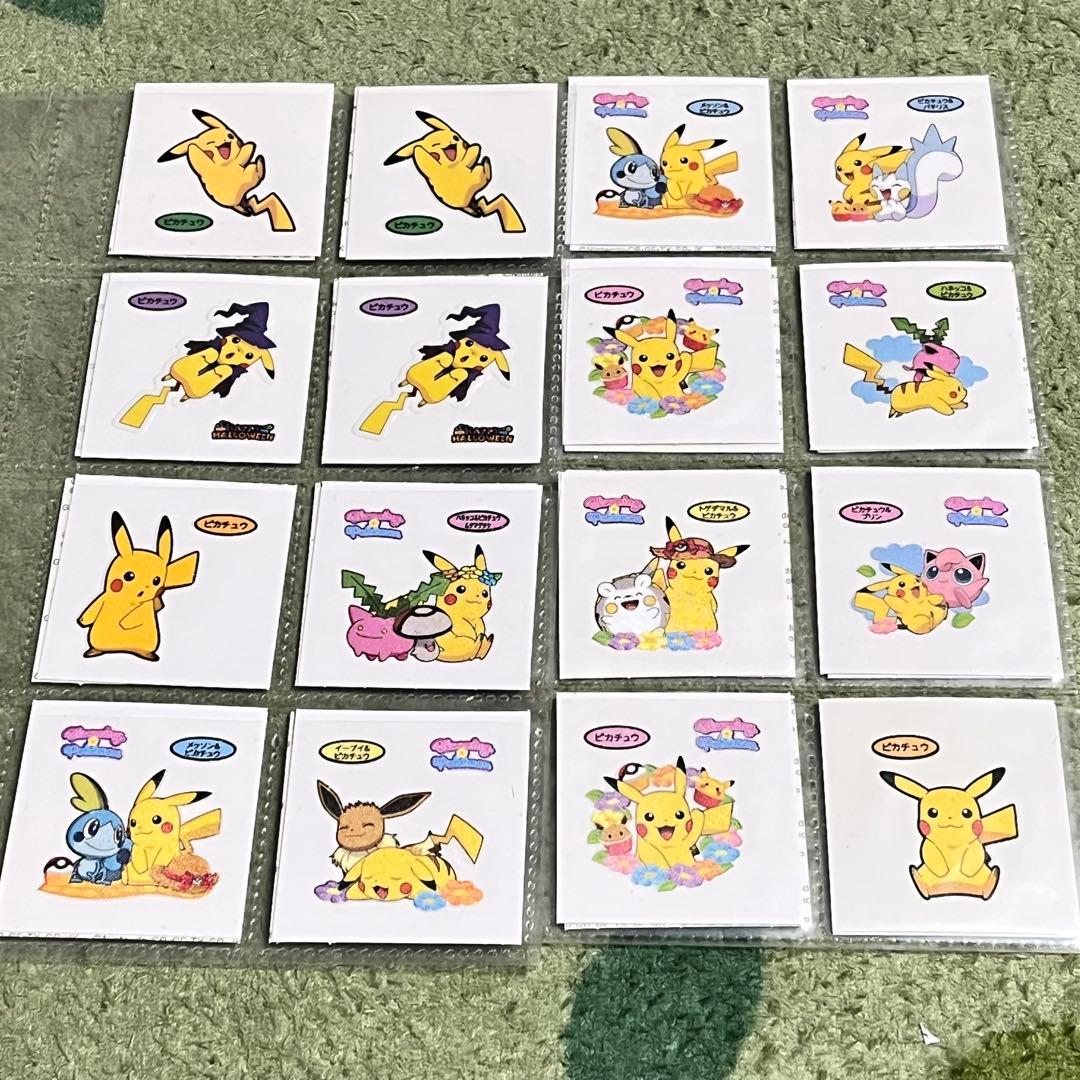ポケモンパン　デコキャラシール　ピカチュウ　劇場公開記念　発売記念　シール