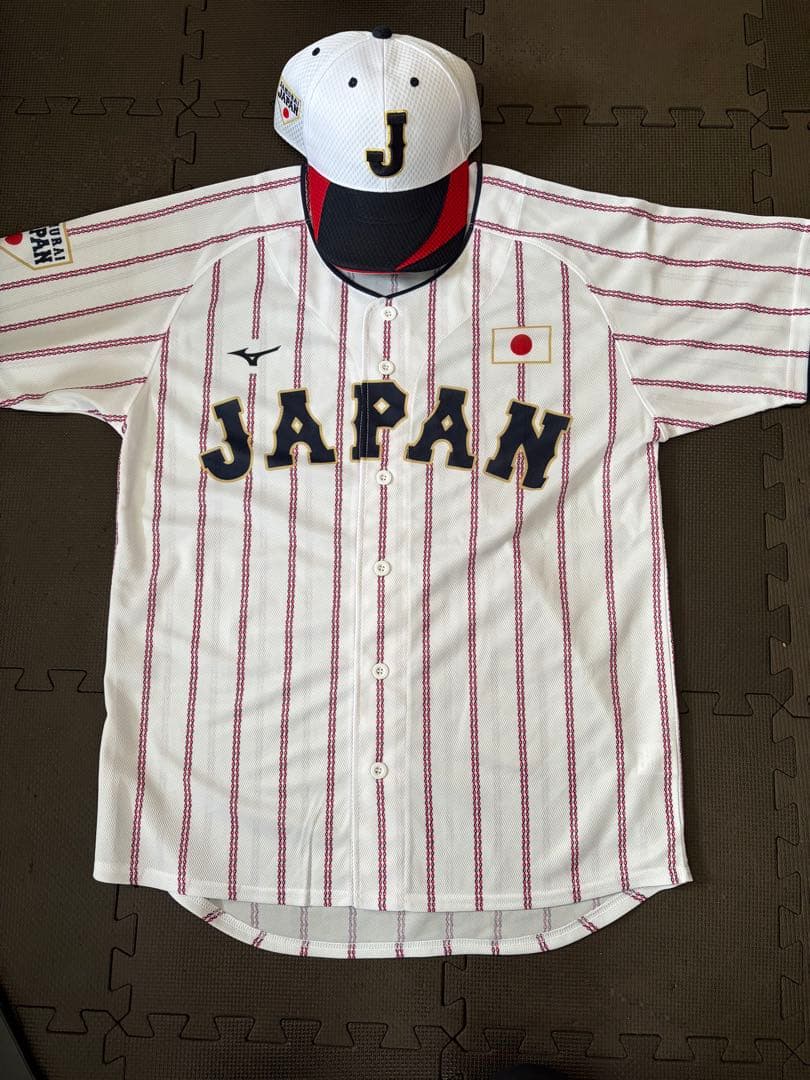 Mizuno 日本代表 野球ユニフォーム キャップ セット