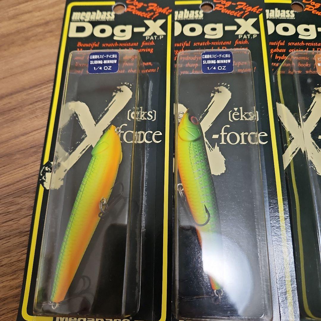 メガバスDog-x マットタイガー×2、SGライギョ×2です