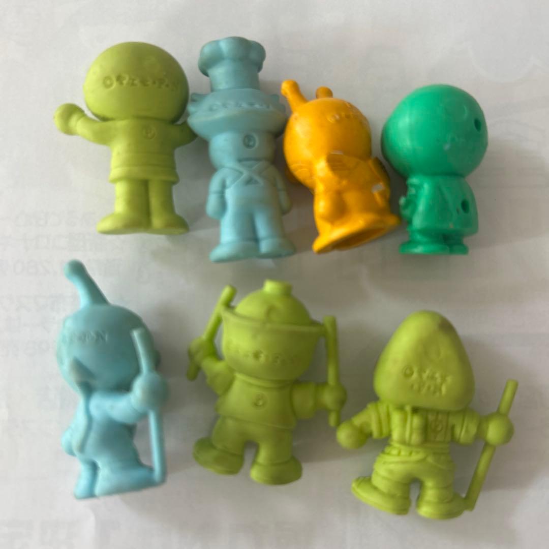 アンパンマン　レトロ　消しゴム　７個セット　バイキンマン てんどんまん