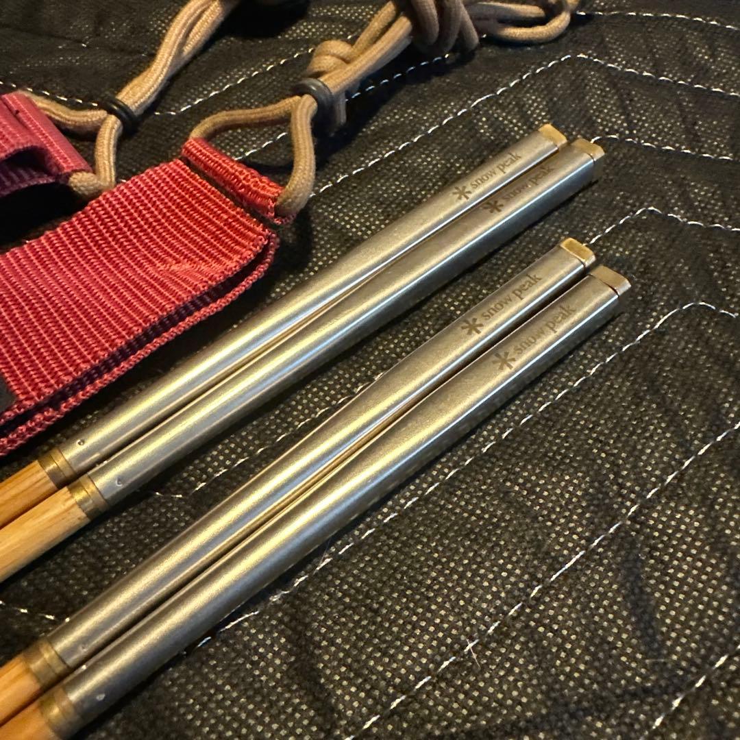 スノーピーク　和武器　M Lの2膳セッ