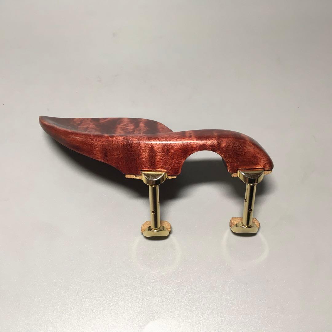バイオリン用顎当て ハード　メイプル　ガルネリスカーレット染め