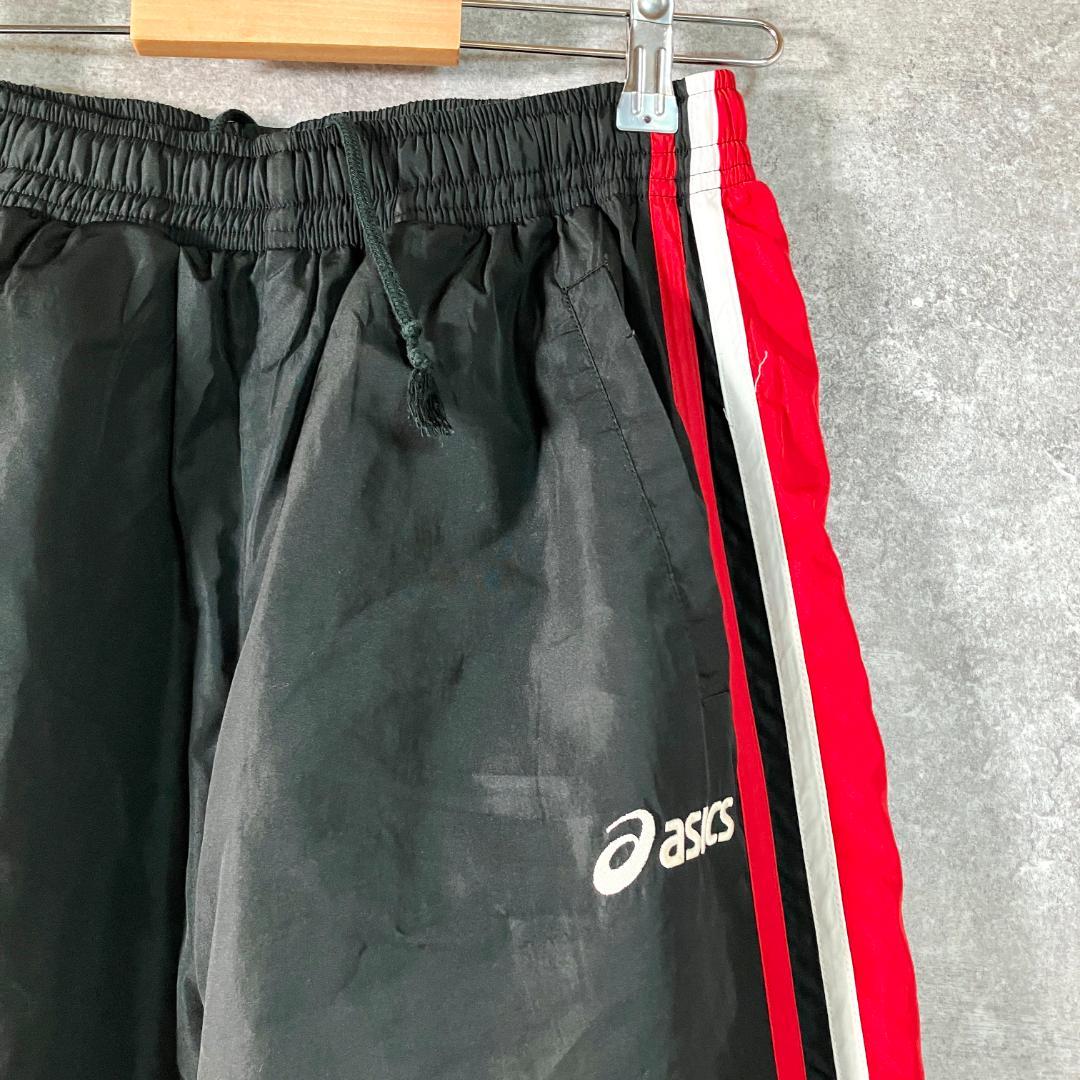 asics　ウィンドブレーカー　セットアップ　バスケ ブラック　ボタン　防寒