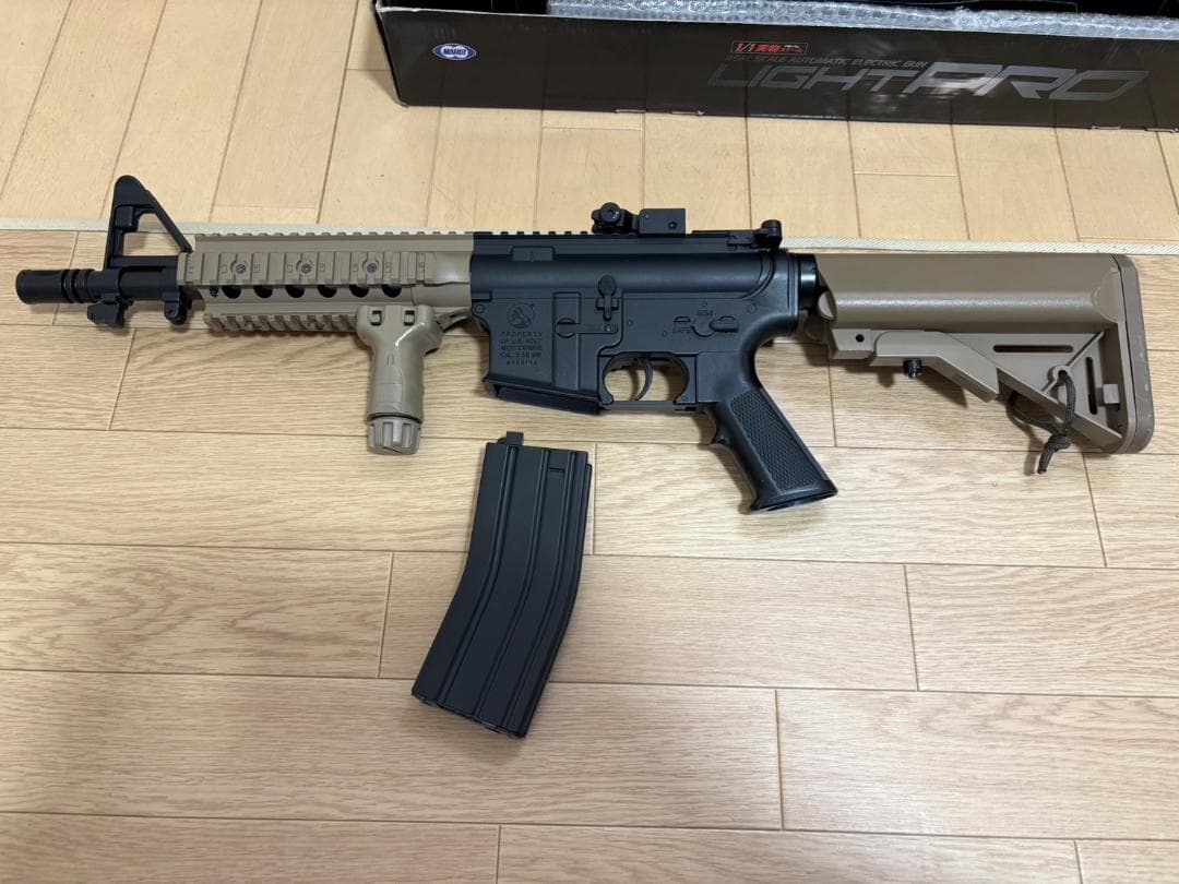 東京マルイ ライトプロ M4CQB 社外製アイアンサイト付きセット