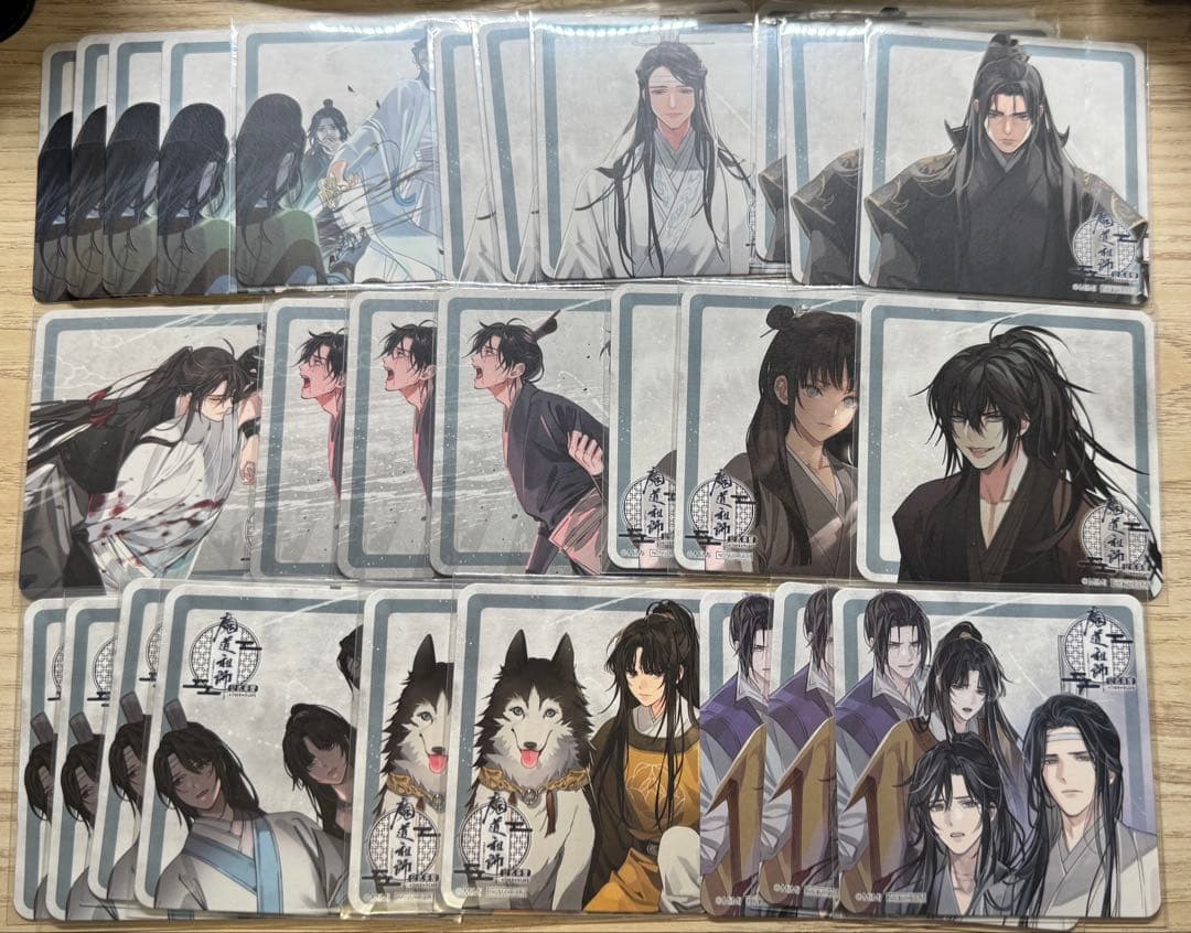 魔道祖師 THEキャラカフェ 公式茶屋　コースター　set