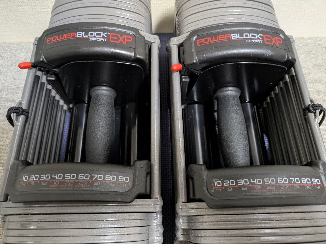 ① 正規品 パワーブロック POWER BLOCK 90ポンド 41kg 可変式