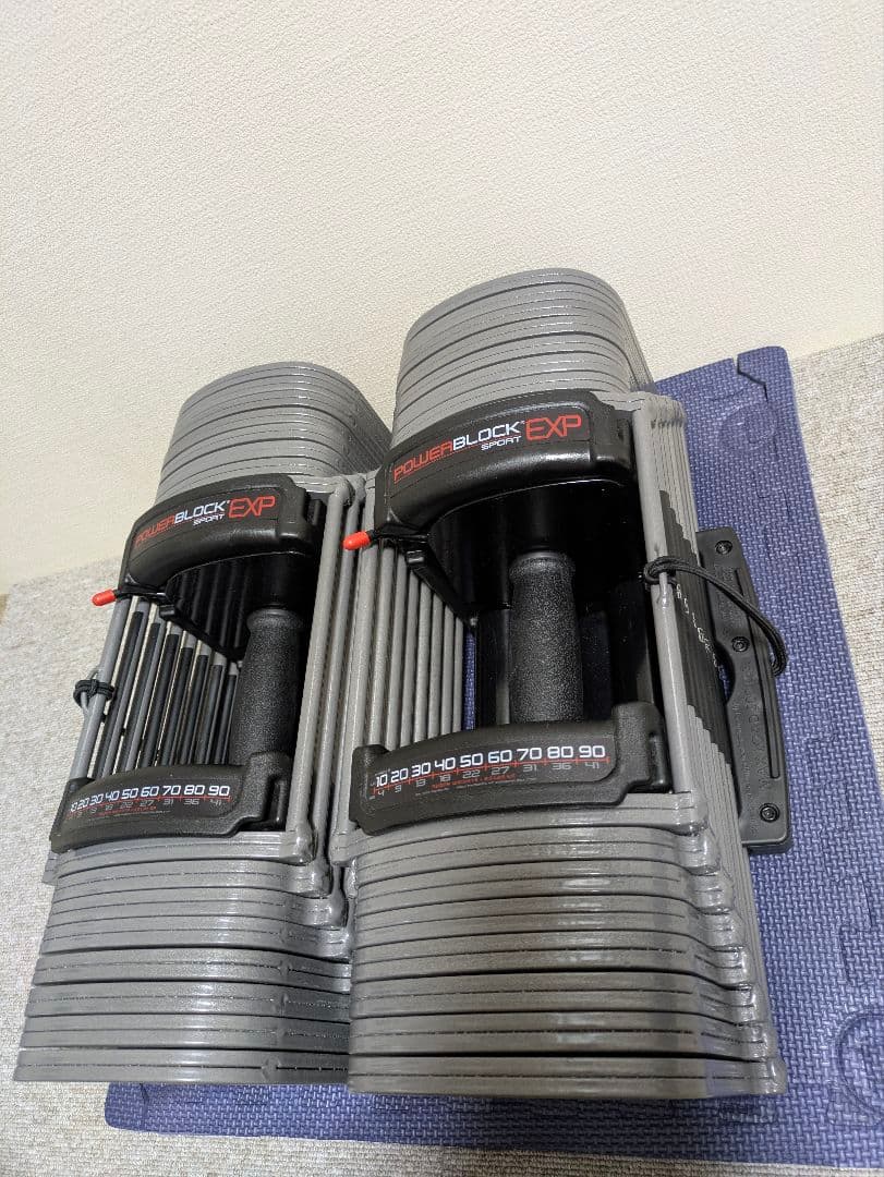 ① 正規品 パワーブロック POWER BLOCK 90ポンド 41kg 可変式