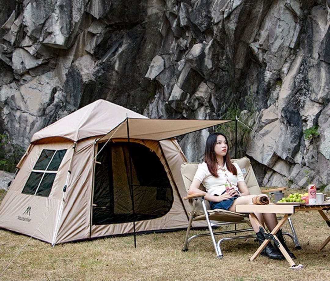 も*の様 Mountainhiker 3〜4人用のワンタッチテント