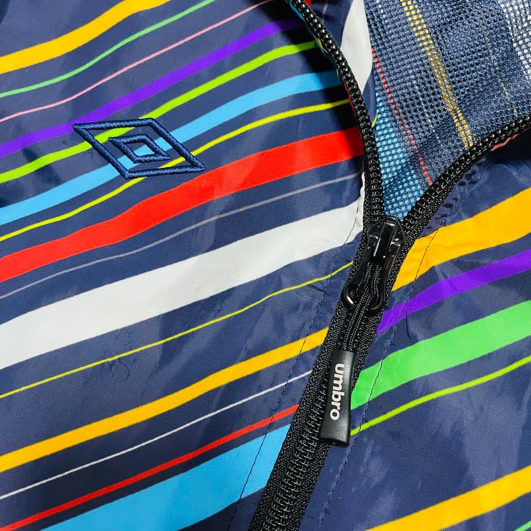 UMBRO アンブロ ウインドブレーカー 十壱人十壱色 マルチカラー 上下 L