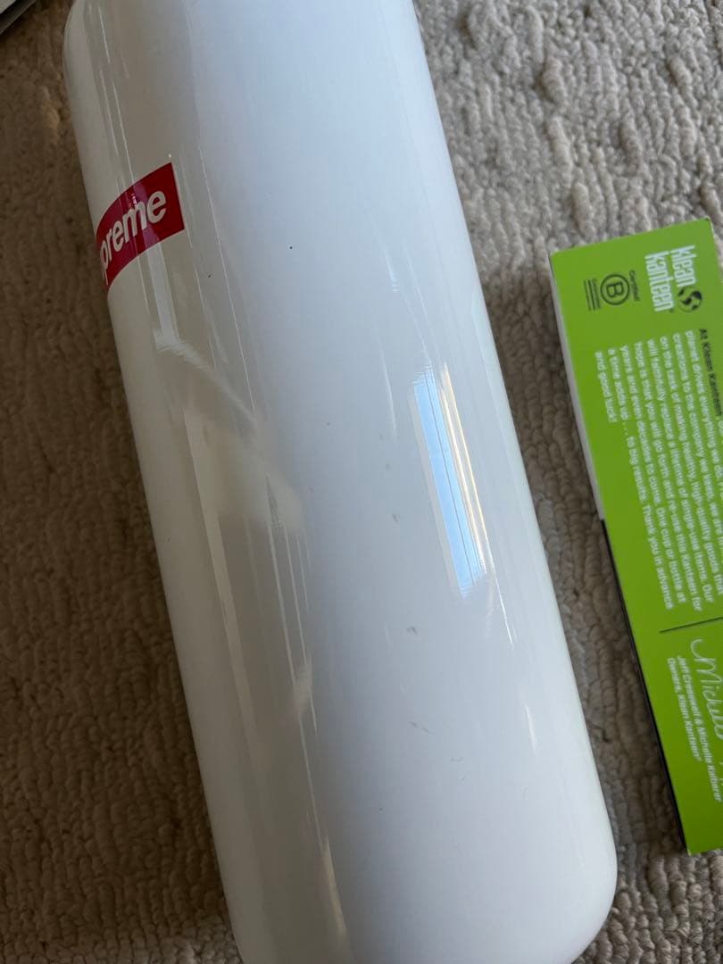 Supreme Klean Kanteen ホワイト水筒 27 oz