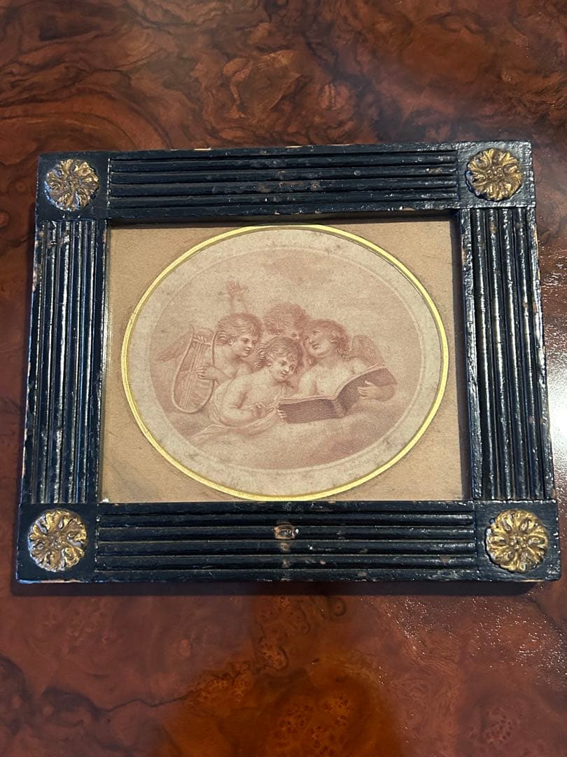 アンティーク銅版画　francesco bartolozzi 天使