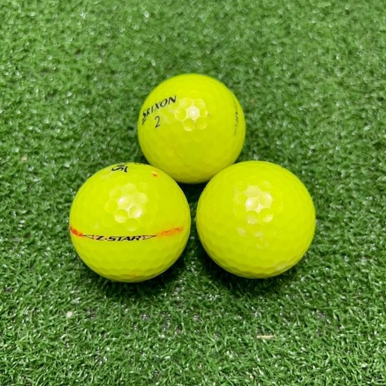 【A61】SRIXON Z-STAR 2023年 黄 ロストボール 24球