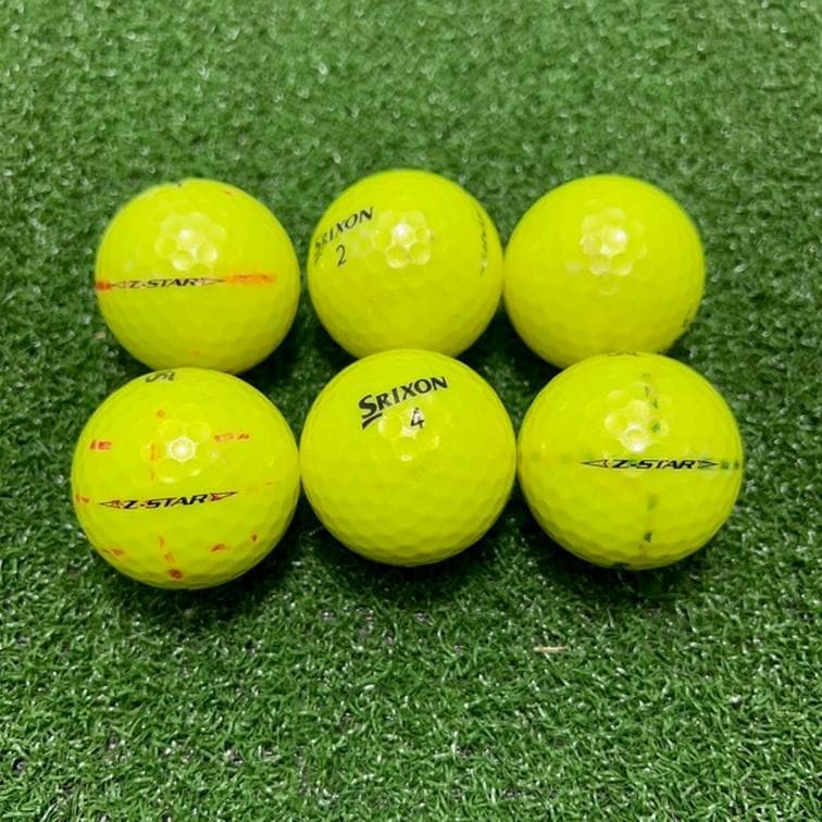 【A61】SRIXON Z-STAR 2023年 黄 ロストボール 24球