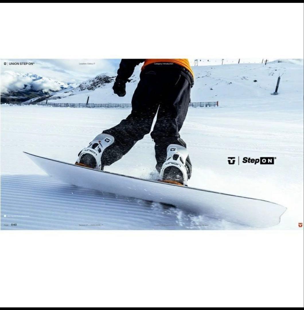 union Atlas Step On® ビンディング オレンジ Mステップオン
