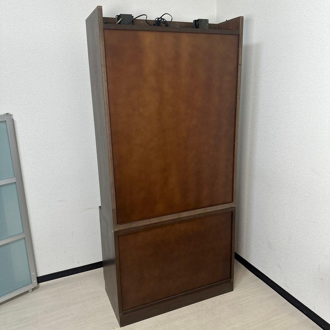 【訳あり】カリモク ドマーニ 希少品 飾り棚 キュリオケース 本棚 i4※