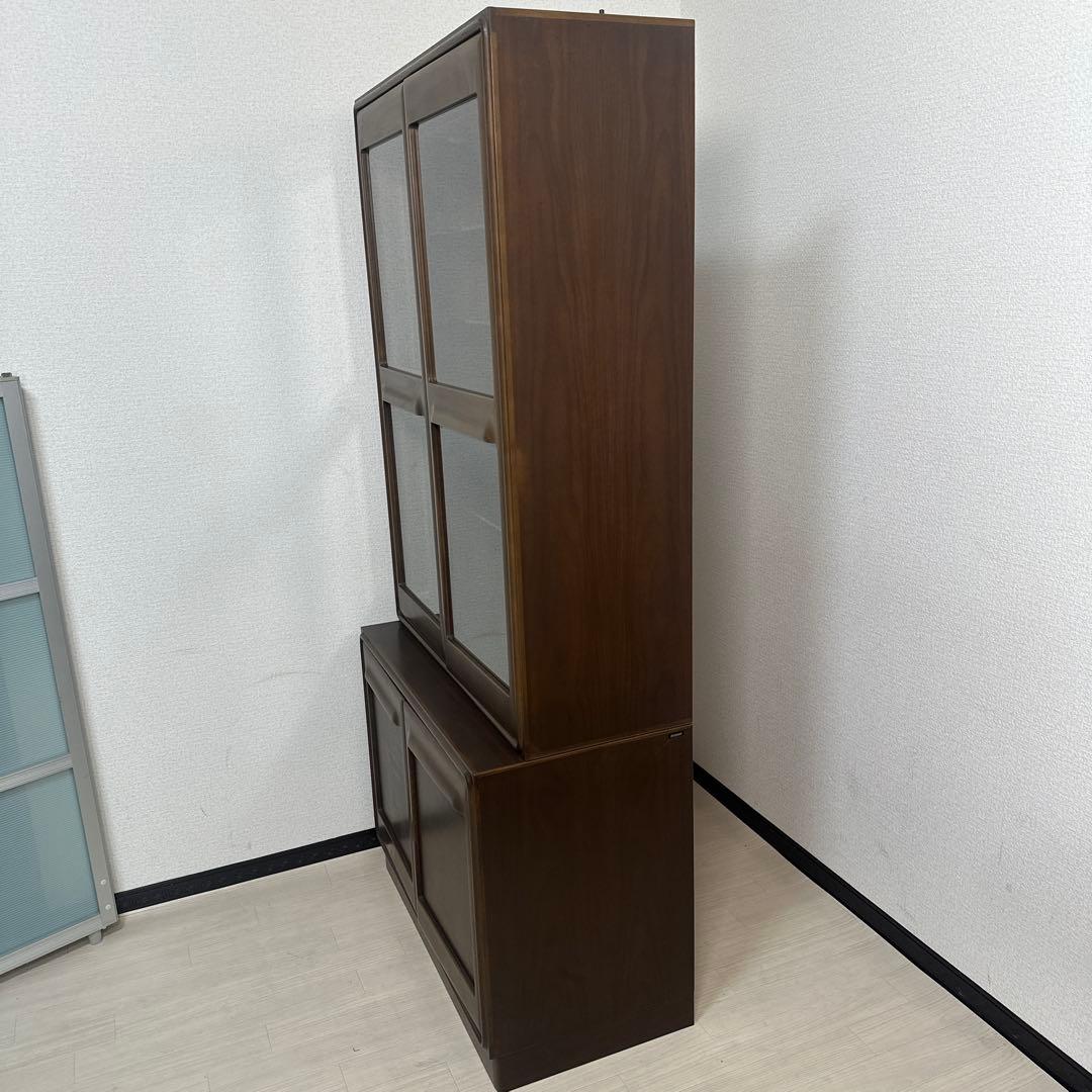 【訳あり】カリモク ドマーニ 希少品 飾り棚 キュリオケース 本棚 i4※