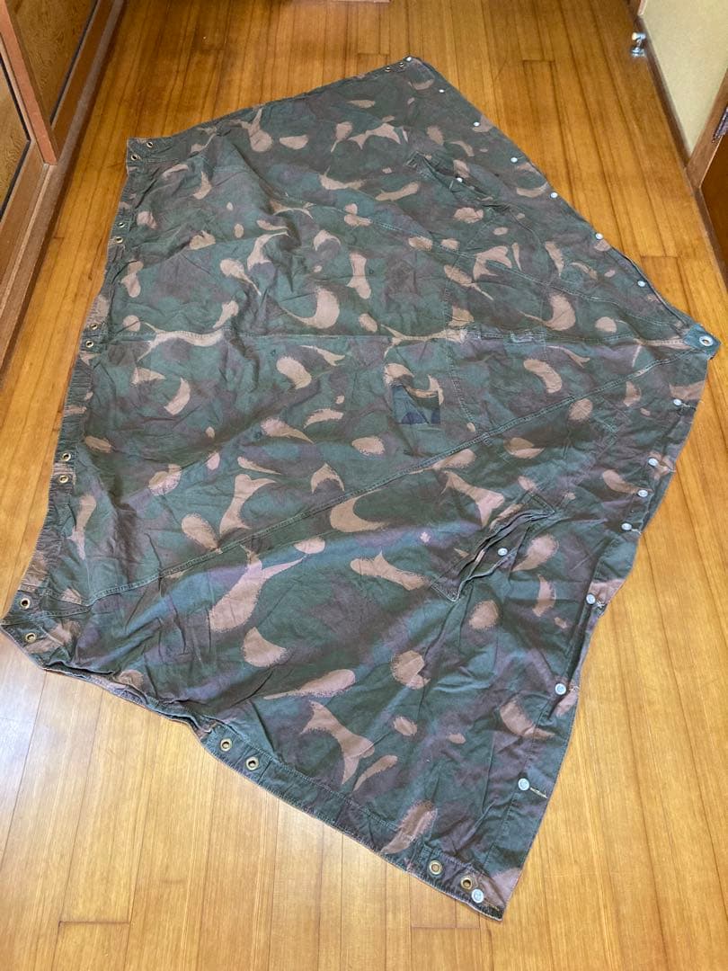 ハンガリー軍幕 3枚 軍幕 補修跡有 美品