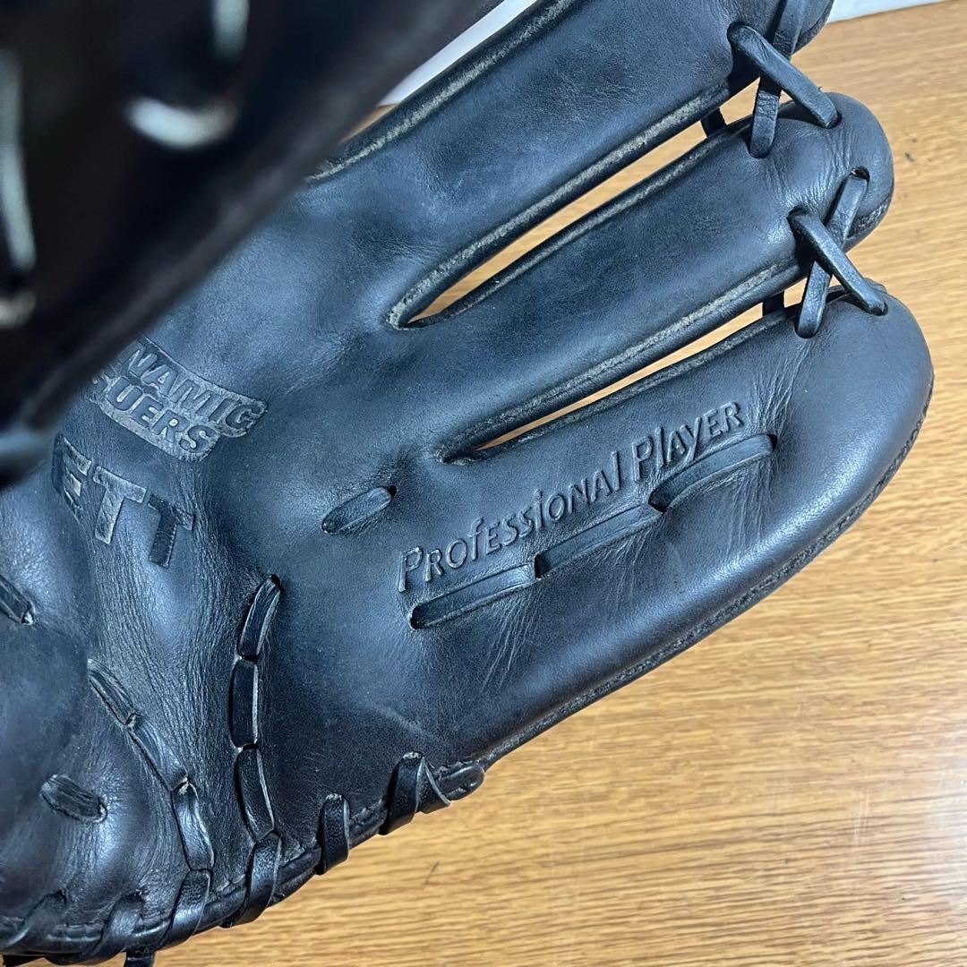ZETT ダイナミックリーグ 軟式グローブ 黒 内野用 良品
