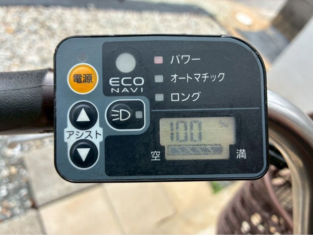 電動自転車　№8567 パナソニック ビビDX 26インチ 茶色