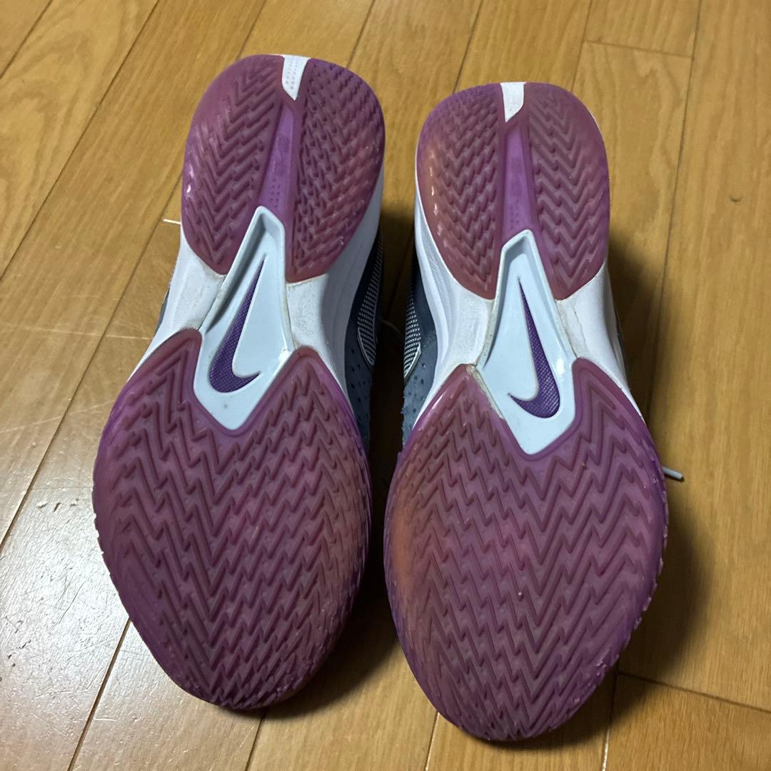 Nike GTcut3バスケットボールシューズ グレー/パープル　インソールなし