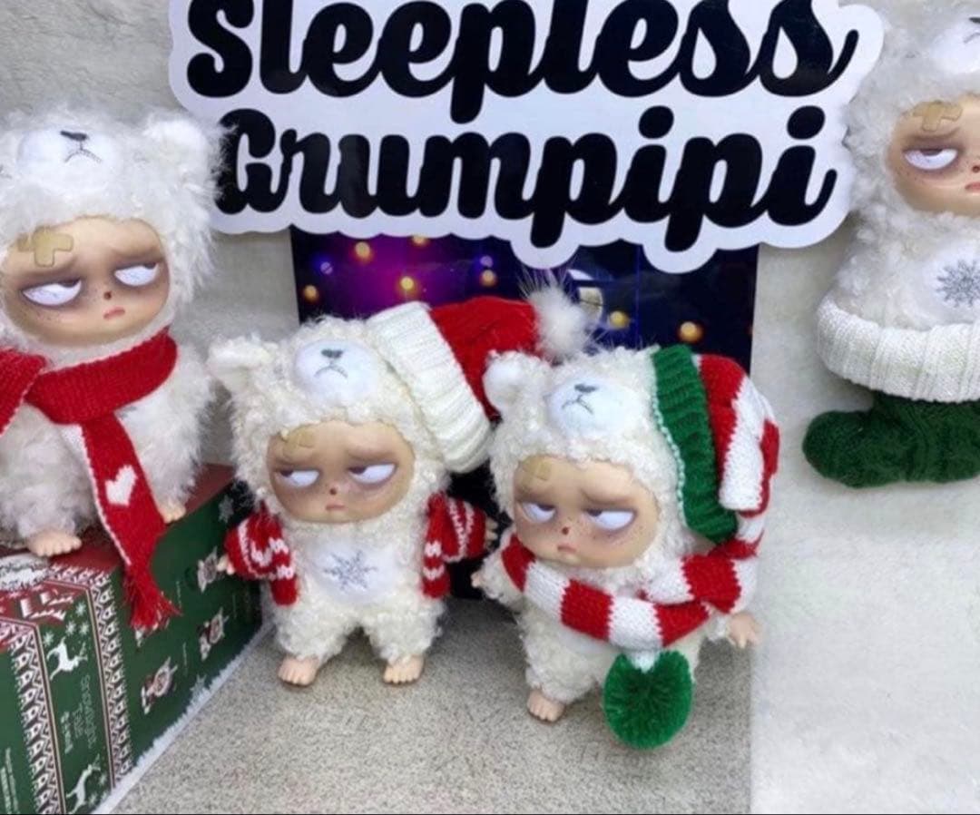 最安【世界2000個限定】Sleepless Grumpipi 雪光物語Xmas