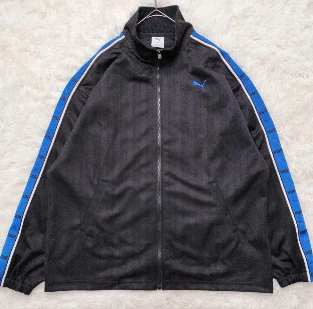 Puma ジャージ上下セット 黒/青