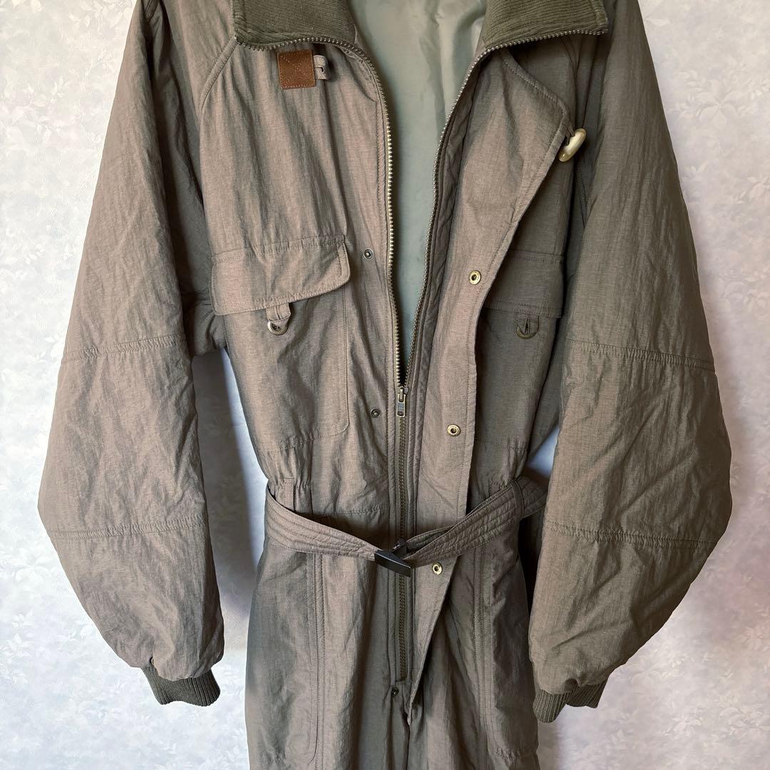 【レトロスキーウェア】メンズ　MIZUNO ミズノ negi カーキ