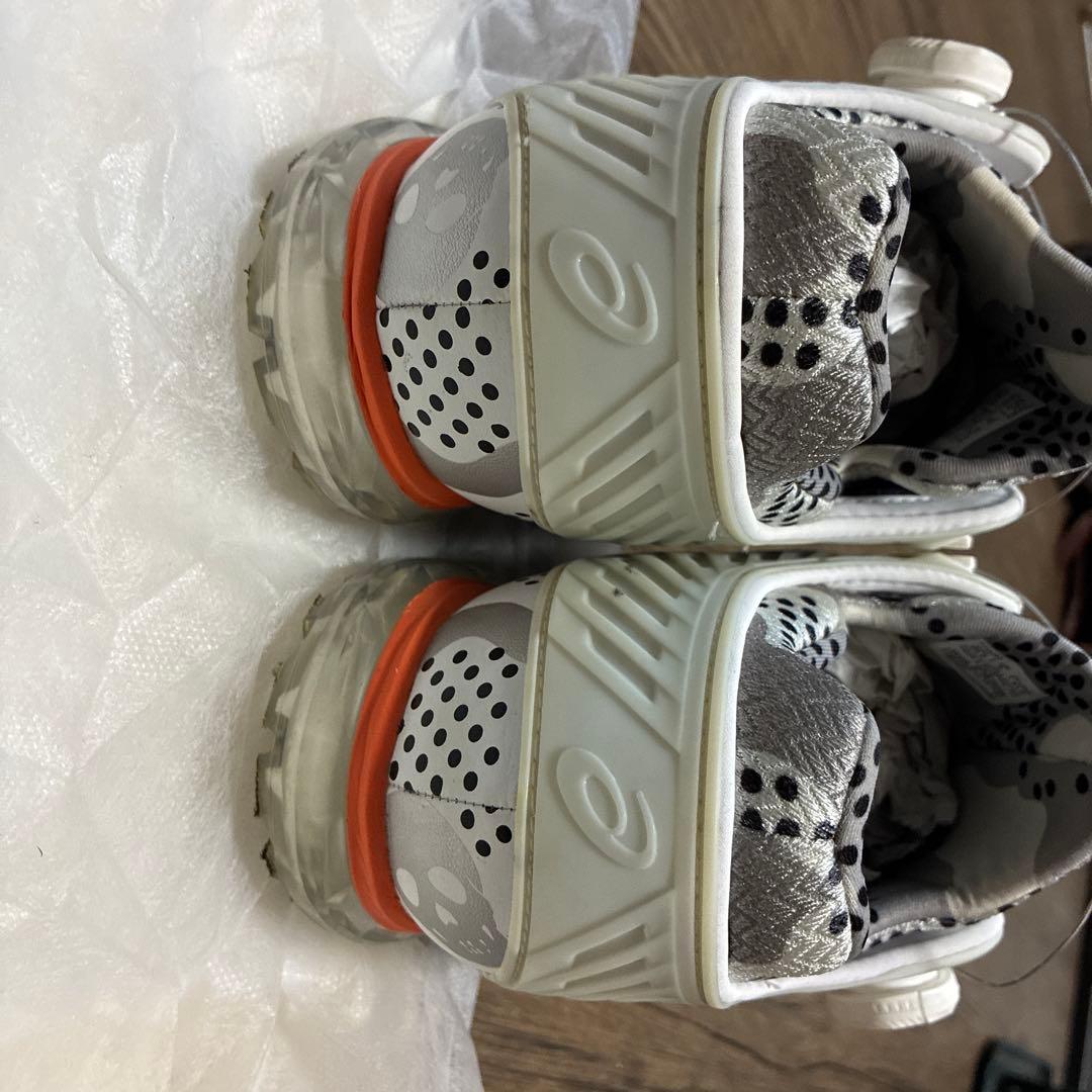 MARK & LONA ASICS コラボ ゴルフシューズ 白✖️シルバー26cm