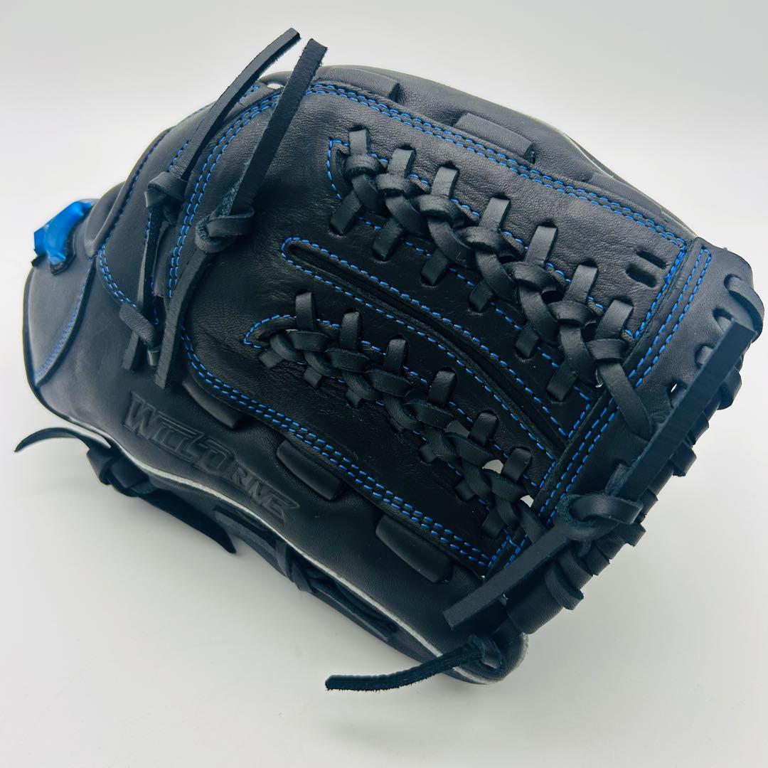 美品✨Mizuno ミズノ　ウィルドライブ ブルー　右投げソフトボール　グローブ