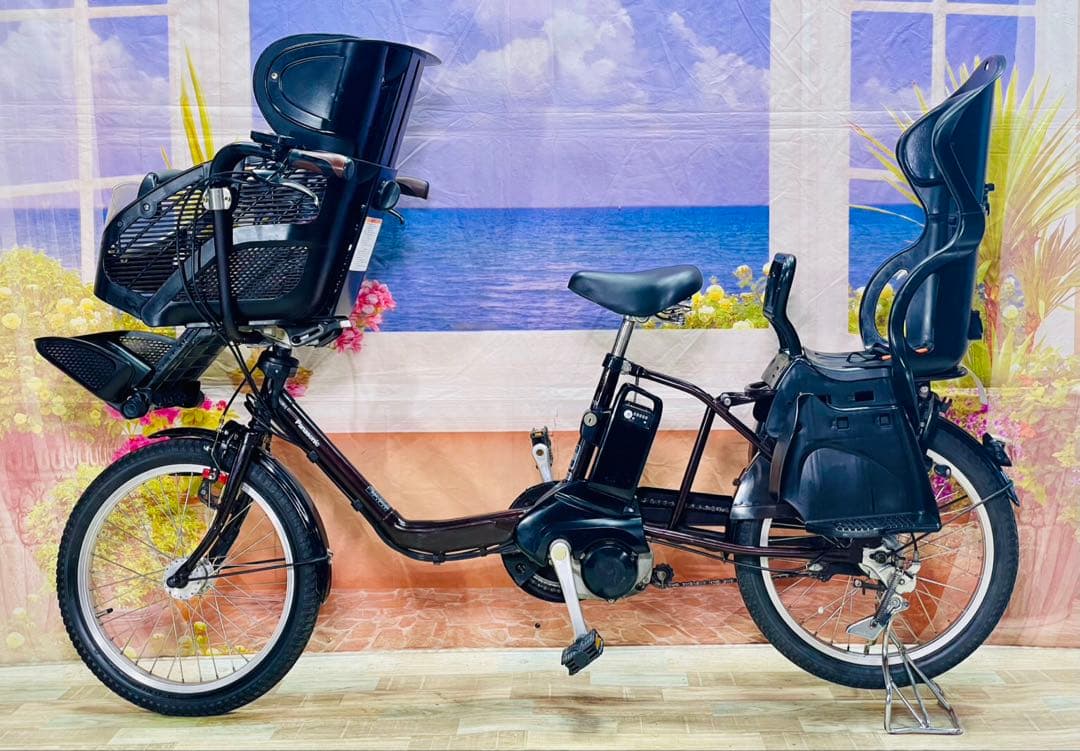 人気モデル！ギュット⭐️12AHパナソニック子供乗せ電動アシスト自転車Y3514