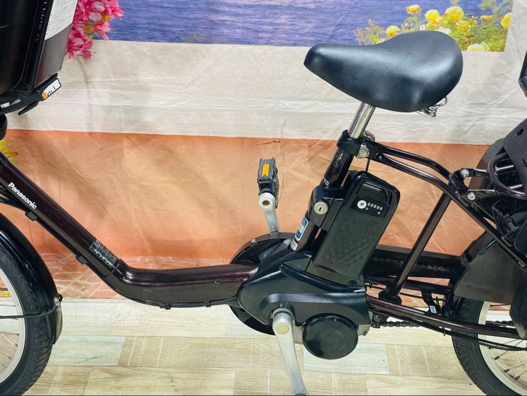 人気モデル！ギュット⭐️12AHパナソニック子供乗せ電動アシスト自転車Y3514