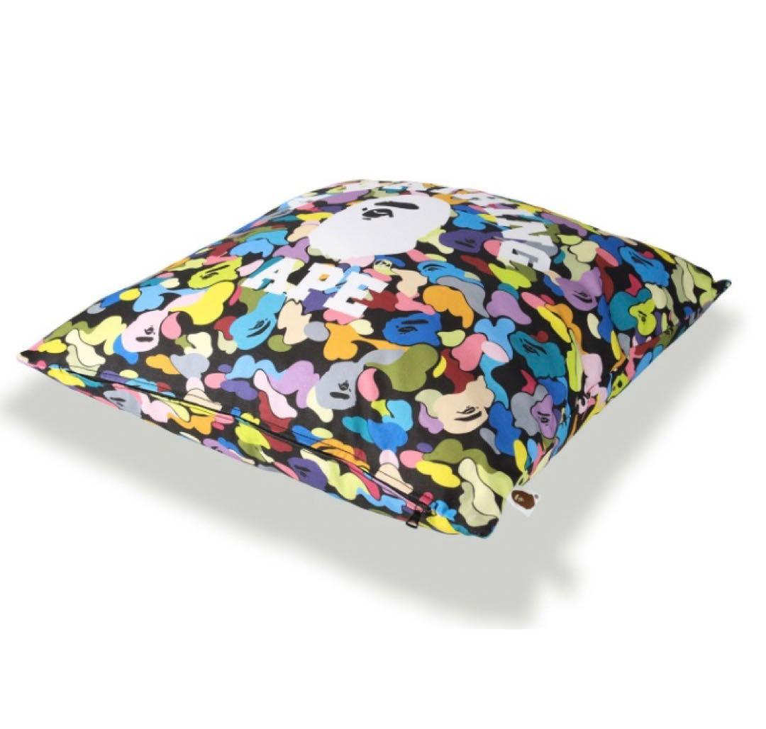 クッション・座布団 BAPE MULTI CAMO COLLEGE SQUARE CUSHION