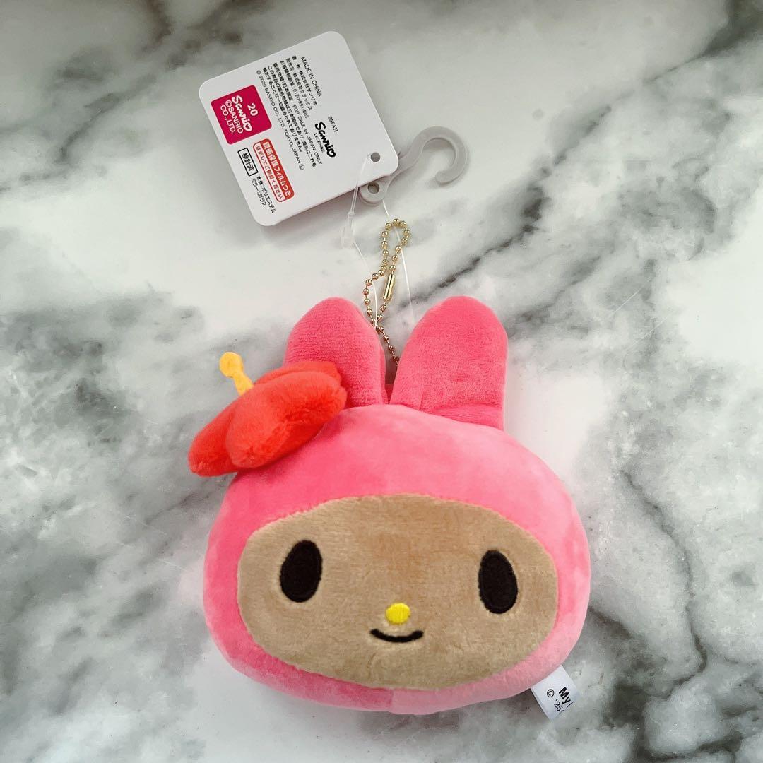 【新品未使用】日焼けキティ　クロミ　マイメロ　ぬいぐるみ　キーホルダー　ミラー