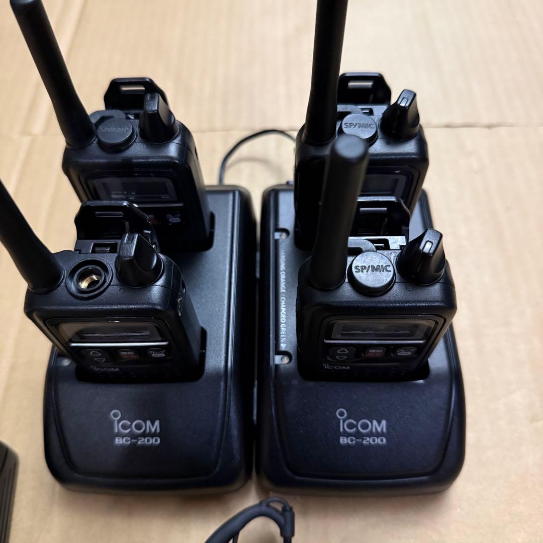 ICOM IC-4350 防水形特定小電力トランシーバー　4台フルセット