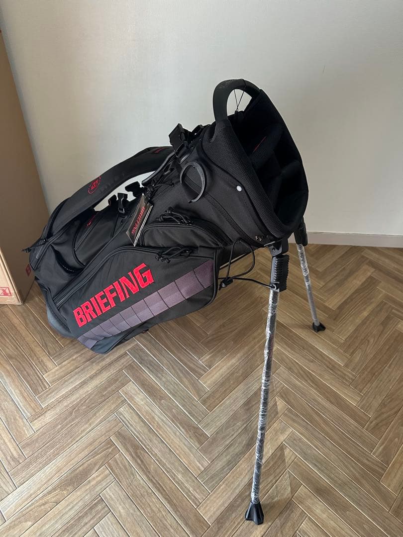 新品送料込 CR-4 #04ブラック黒 BRIEFING GOLFキャディバッグ